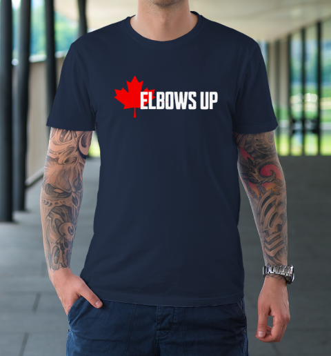 Elbows Up Canada True North Strong and Free Proud Canadian T-Shirt 2