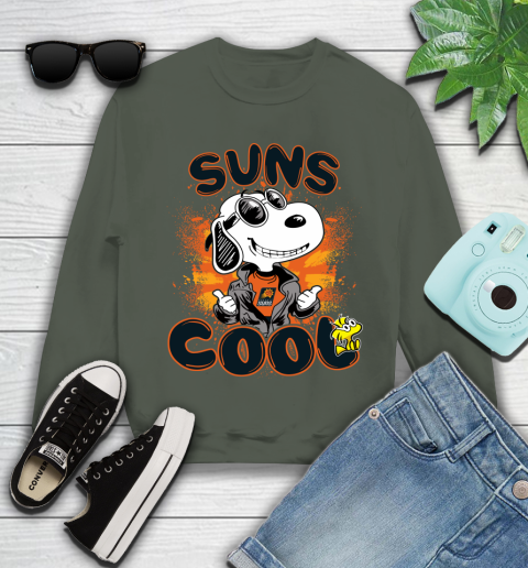 NBA Basketball Phoenix Suns Cool Snoopy Shirt Youth Sweatshirt 7