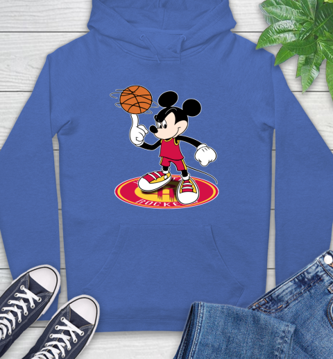 NBA Basketball Houston Rockets Cheerful Mickey Disney Shirt Hoodie 9
