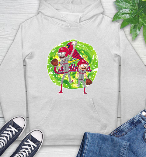 MLB St.Louis Cardinals Rick And Morty Baseball Sports Hoodie