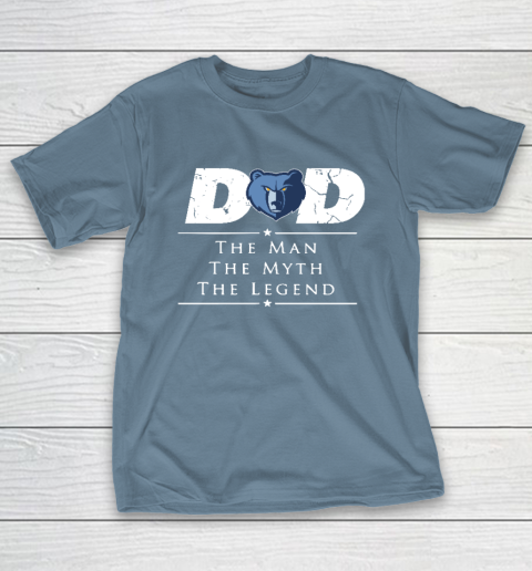 Memphis Grizzlies NBA Basketball Dad The Man The Myth The Legend T-Shirt 6