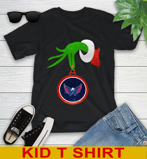 Winnipeg Jets Grinch Merry Christmas NHL Hockey Youth T-Shirt 2