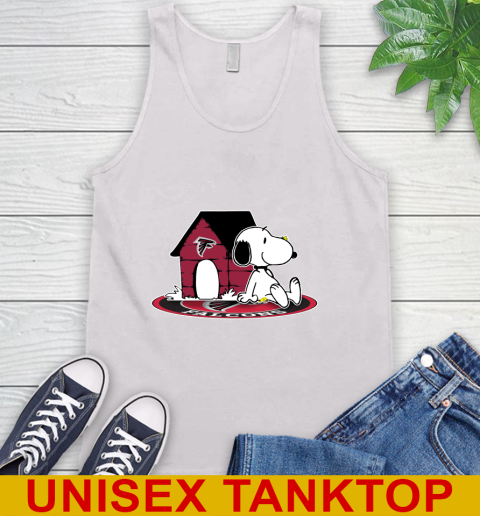 NFL Football Atlanta Falcons Snoopy The Peanuts Movie Shirt Tank Top