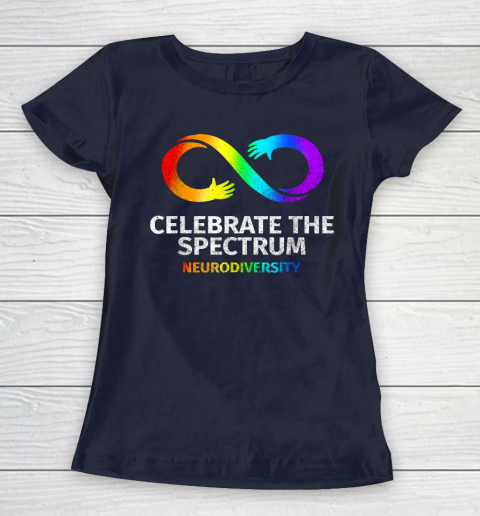 Neurodiversity Celebrate Spectrum Infinity Autism Awareness Women's T-Shirt 2