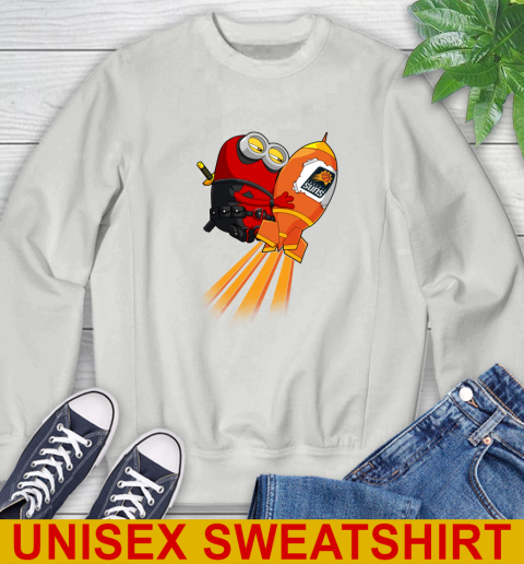 NBA Basketball Phoenix Suns Deadpool Minion Marvel Shirt Sweatshirt 5