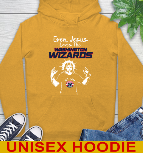 Washington Wizards NBA Basketball Even Jesus Loves The Wizards Shirt Hoodie 2