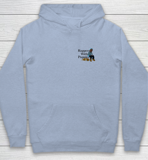 Rappers With Puppies Front and Back Youth Hoodie 5