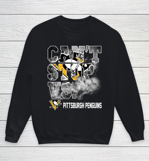 NHL Pittsburgh Penguins Hockey Can't Stop Vs Youth Sweatshirt