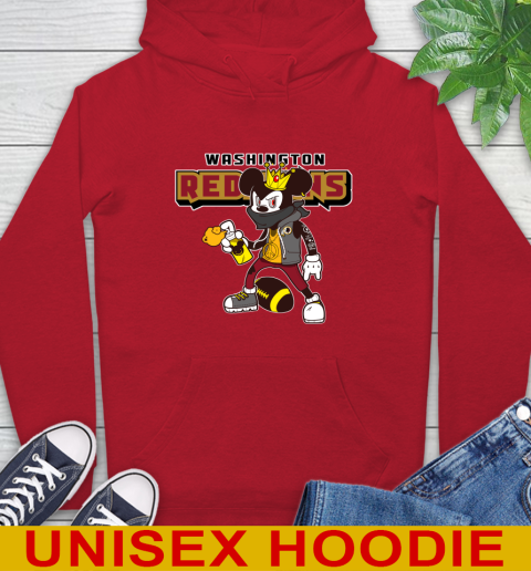 Washington Redskins NFL Football Mickey Peace Sign Sports Hoodie 10