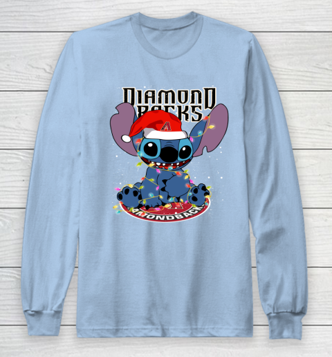 Arizona Diamondbacks MLB noel stitch Baseball Christmas Long Sleeve T-Shirt 5