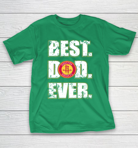 NBA Houston Rockets Basketball Best Dad Ever Family Shirt T-Shirt 5