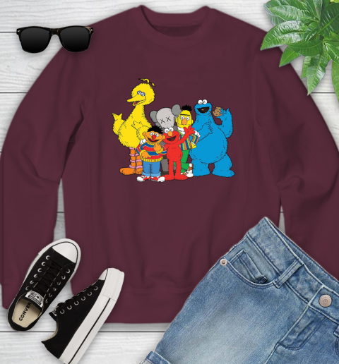Kaws sesame discount street sweatshirt