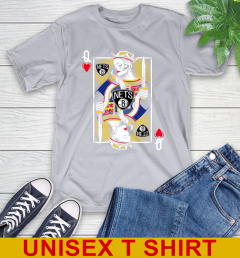 NBA Basketball Brooklyn Nets The Queen Of Hearts Card Shirt T-Shirt 5
