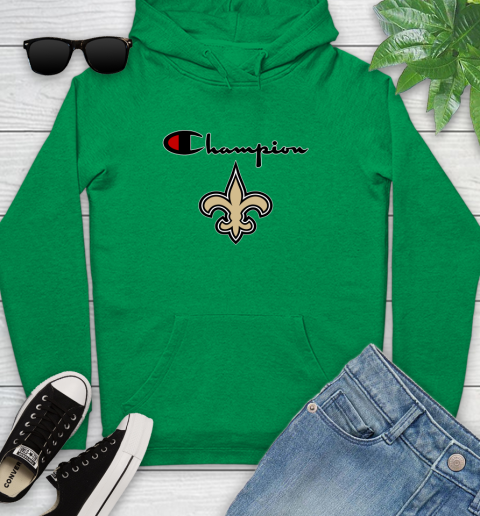 NFL Football New Orleans Saints Champion Shirt Youth Hoodie 5