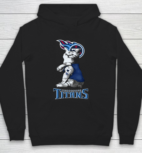 NFL Football My Cat Loves Tennessee Titans Hoodie