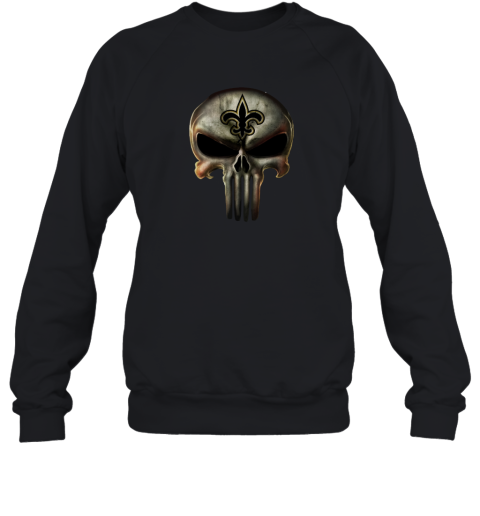 New Orleans Saints The Punisher Mashup Football Sweatshirt