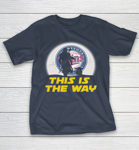 Minnesota Twins MLB Baseball Star Wars Yoda And Mandalorian This Is The Way T-Shirt 3