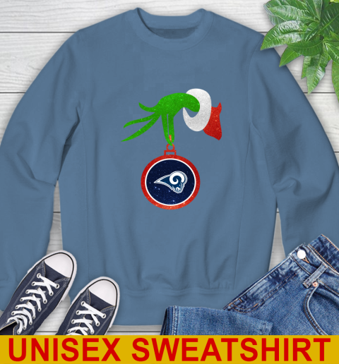 Los Angeles Rams Grinch Merry Christmas NFL Football Sweatshirt 8