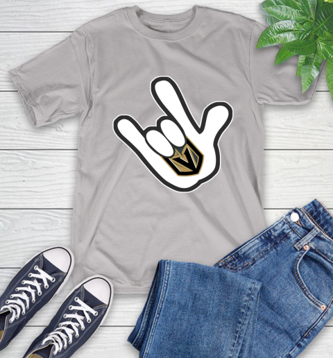 Vegas Golden Knights NHL Hockey Mickey Rock Hand Disney T-Shirt 12