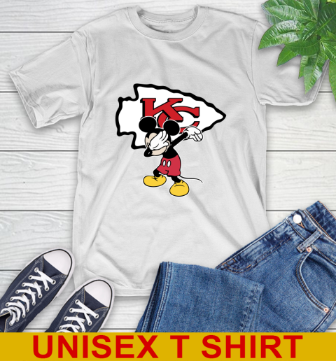 Kansas City Chiefs NFL Football Dabbing Mickey Disney Sports T-Shirt