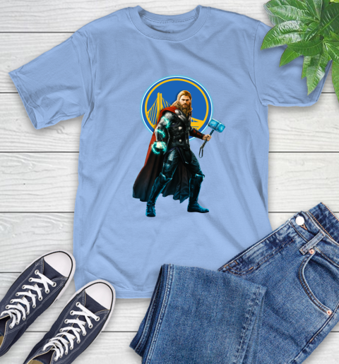 NBA Thor Avengers Endgame Basketball Golden State Warriors T-Shirt 11