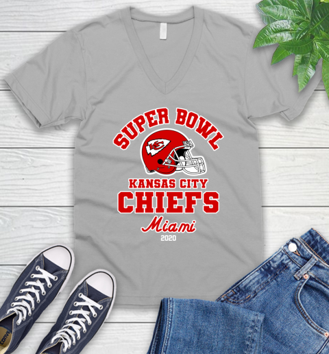 Kansas City Chiefs Super Bowl Champion Miami Logo 2020 NFL Shirts 48