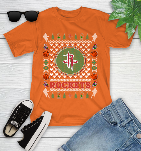 Houston Rockets Merry Christmas NBA Basketball Loyal Fan Ugly Shirt 108