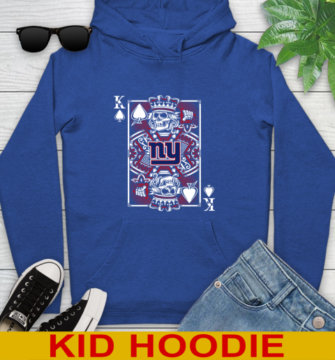 New York Giants NFL Football The King Of Spades Death Cards Shirt Youth Hoodie 10