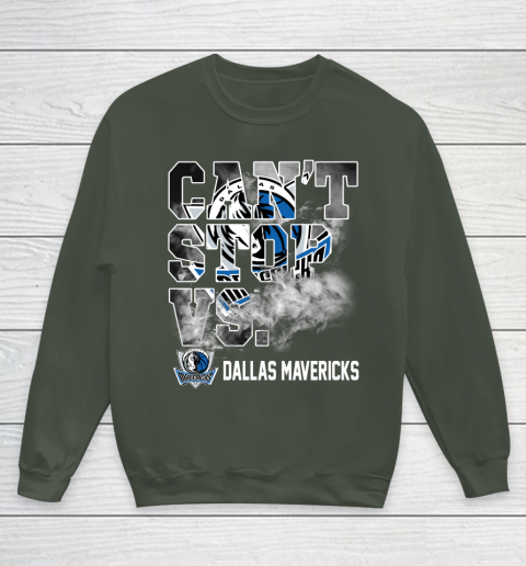 NBA Dallas Mavericks Basketball Can't Stop Vs Youth Sweatshirt 8