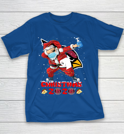 Arizona Cardinals Funny Santa Claus Dabbing Christmas 2020 NFL Youth T-Shirt 6