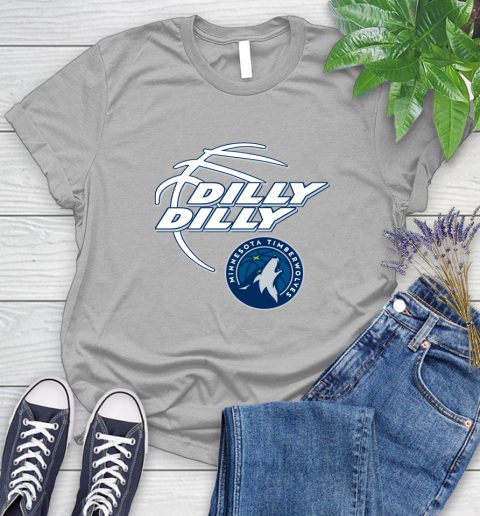 NBA Minnesota Timberwolves Dilly Dilly Basketball Sports Women's T-Shirt 5