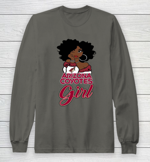 Arizona Coyotes Girl NHL Long Sleeve T-Shirt 8