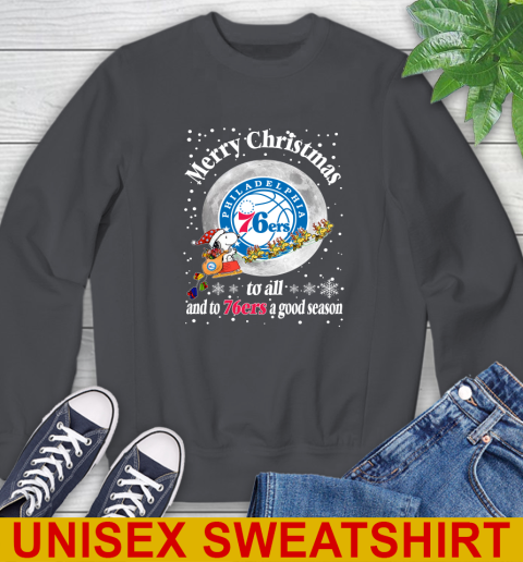 Philadelphia 76ers Merry Christmas To All And To 76ers A Good Season NBA Basketball Sports Sweatshirt 7
