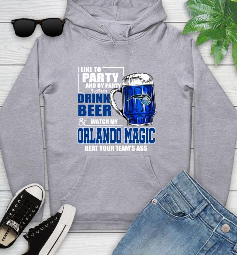 NBA Drink Beer and Watch My Orlando Magic Beat Your Team's Ass Basketball Youth Hoodie 6