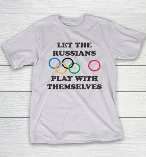 Let The Russians Play With Themselves Youth T-Shirt 3