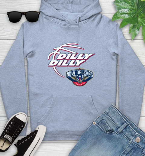 NBA New Orleans Pelicans Dilly Dilly Basketball Sports Youth Hoodie 10