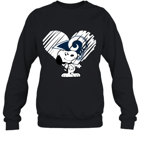 A Happy Christmas With Los Angeles Rám Snoopy Sweatshirt