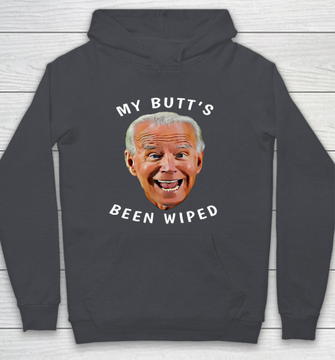 Funny Biden Gaffe From Our Leader My Butt s Been Wiped Youth Hoodie 5