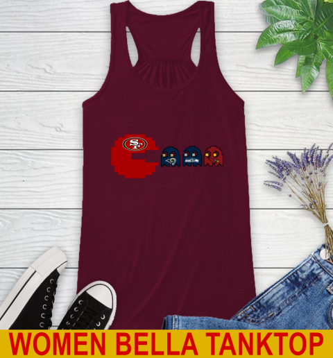 San Francisco 49ers NFL Football Pac Man Champion Racerback Tank 3