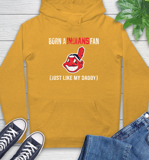 MLB Baseball Cleveland Indians Loyal Fan Just Like My Daddy Shirt Hoodie 2