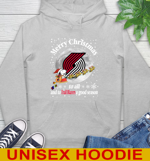 Portland Trail Blazers Merry Christmas To All And To Trail Blazers A Good Season NBA Basketball Sports Hoodie 6