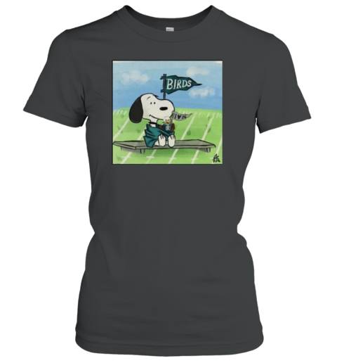 Snoopy Philadelphia Eagles Birds I Love 26 Flag 2024 Women's T-Shirt