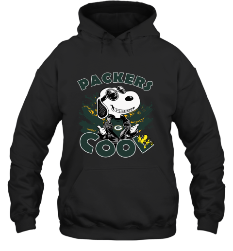 Green Bay Packers Snoopy Joe Cool We're Awesome Hoodie