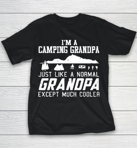 Grandpa Funny Gift Apparel  Camping Grandpa 2 Youth T-Shirt