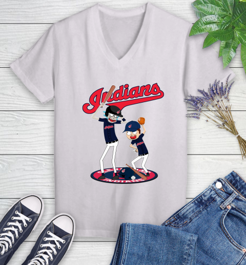 MLB Cleveland Indians Rick And Morty Baseball 77