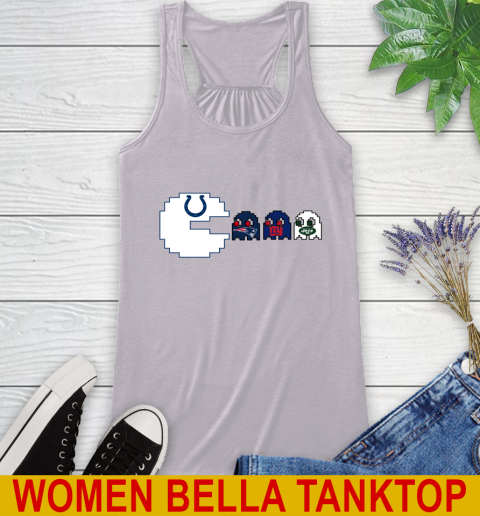 Indianapolis Colts NFL Football Pac Man Champion Racerback Tank 5