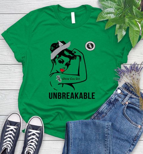MLB Chicago White Sox Girl Unbreakable Baseball Sports Women's T-Shirt 4