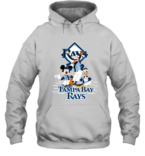 Tampa Bay Rays Mickey Donald And Goofy Baseball Hoodie