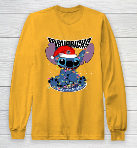 Dallas Mavericks NBA noel stitch Basketball Christmas Long Sleeve T-Shirt 2