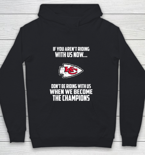 NFL Kansas City Chiefs Football We Become The Champions Youth Hoodie